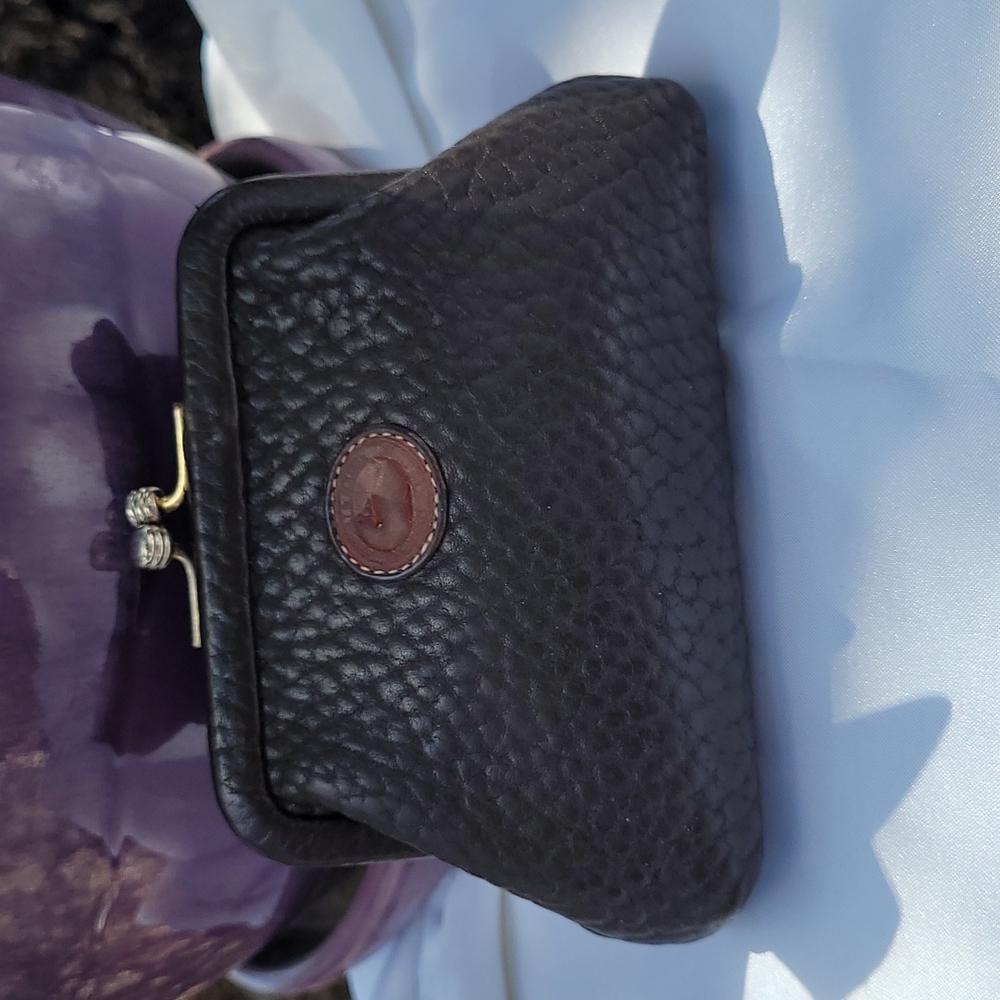 Vintage Dooney & Bourke AWL Espresso Coin Purse